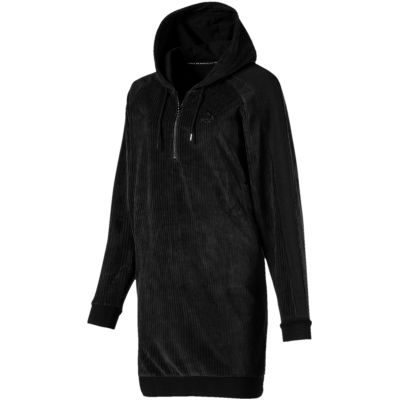 DOWNTOWN HOODED DRESS W