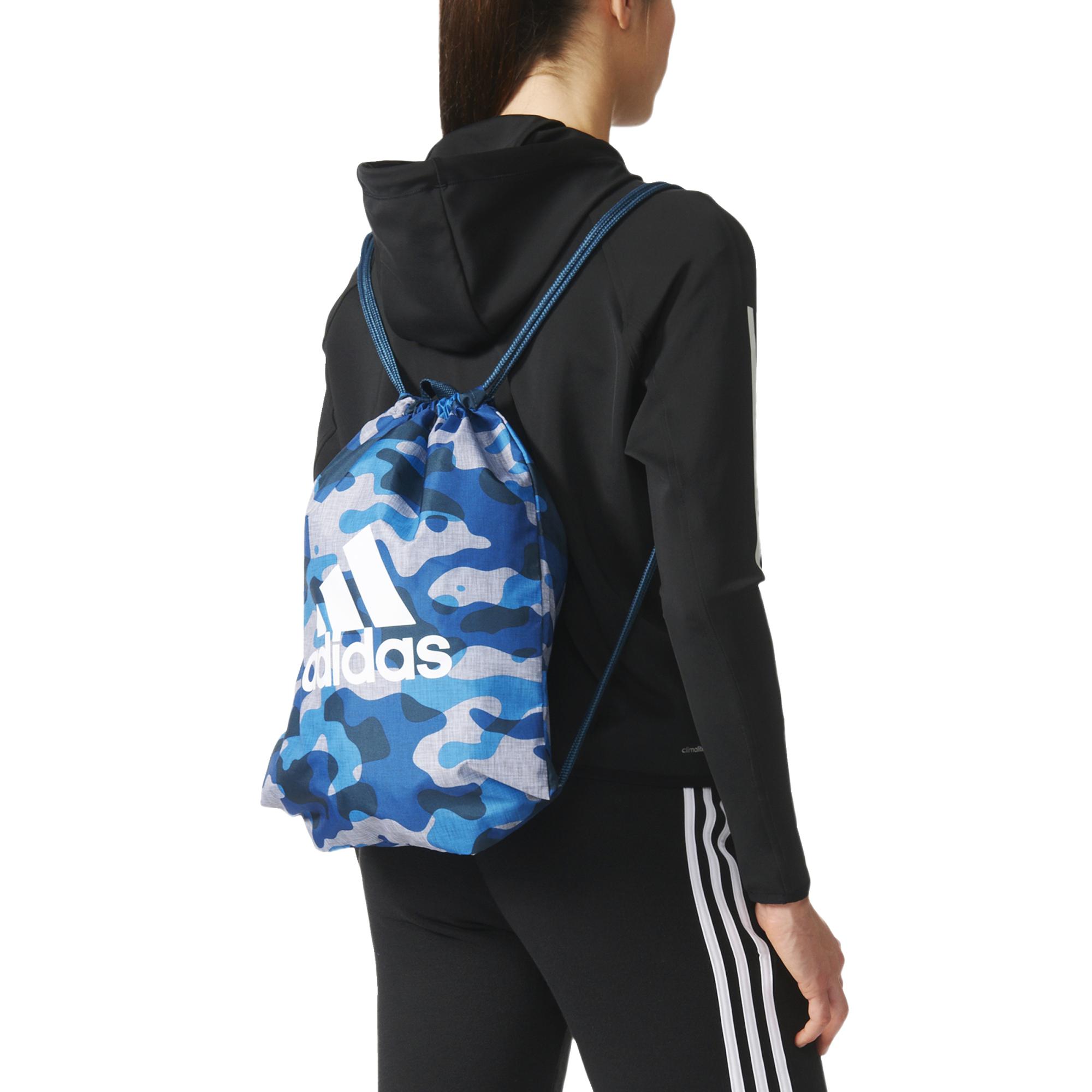 Dámský gymsack adidas CAMO GYMBAG šedý Snipit.cz